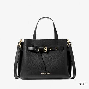 Michael Kors Gold Satchel with Gold Details